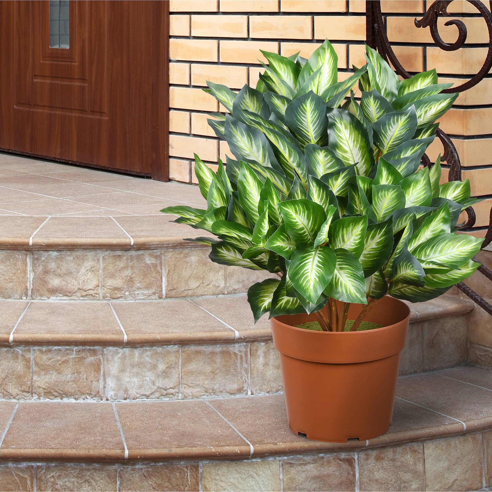 24" Artificial Hosta Plant